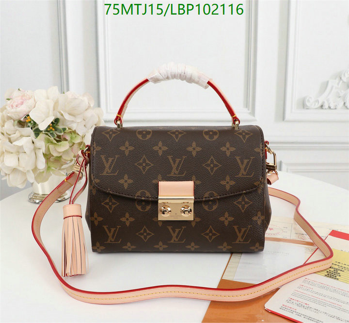 LV Bags-(4A)-Handbag Collection-,Code: LBP102116,$: 75USD