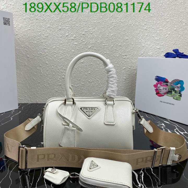 Prada Bag-(Mirror)-Diagonal-,Code:PDB081174,$:189USD