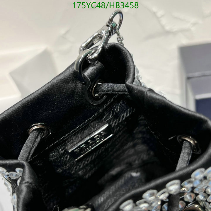 Prada Bag-(Mirror)-Diagonal-,Code: HB3458,$: 175USD