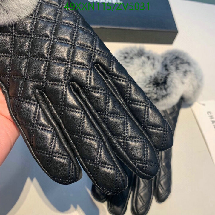 Gloves-Chanel, Code: ZV5031,$: 49USD