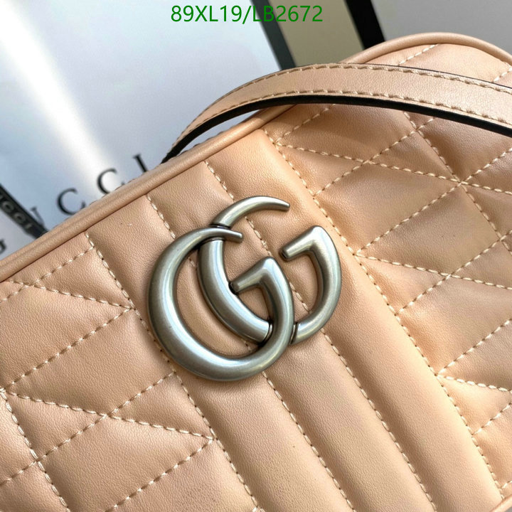 Gucci Bag-(4A)-Marmont,Code: LB2672,$: 89USD