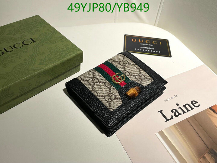 Gucci Bag-(4A)-Wallet-,Code: YT949,$: 49USD