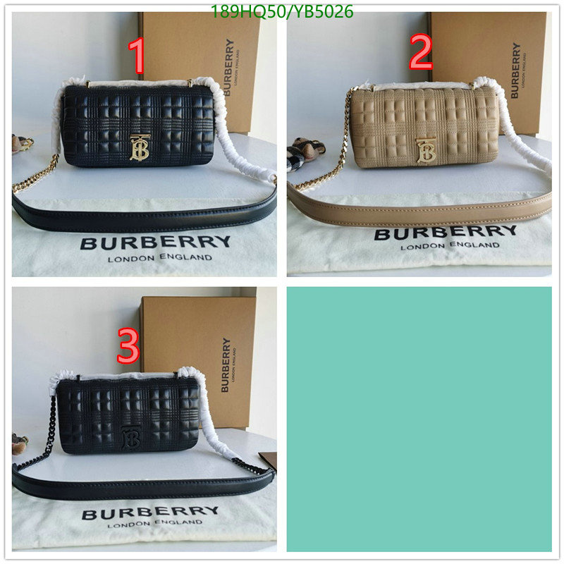 Burberry Bag-(Mirror)-Diagonal-,Code: YB5026,$: 189USD