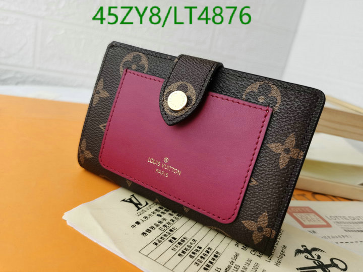 LV Bags-(4A)-Wallet-,Code: LT4876,$: 45USD