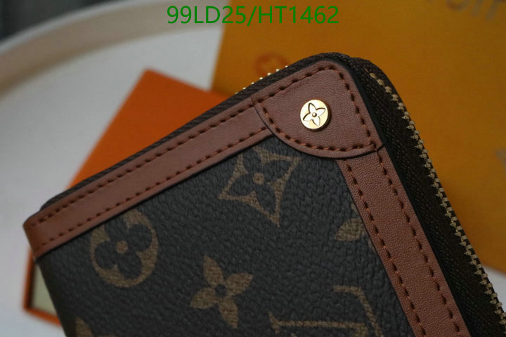 LV Bags-(Mirror)-Wallet-,Code: HT1462,$: 65USD