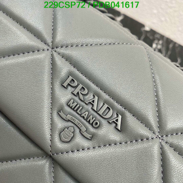 Prada Bag-(Mirror)-Diagonal-,Code: PDB041617,$: 229USD