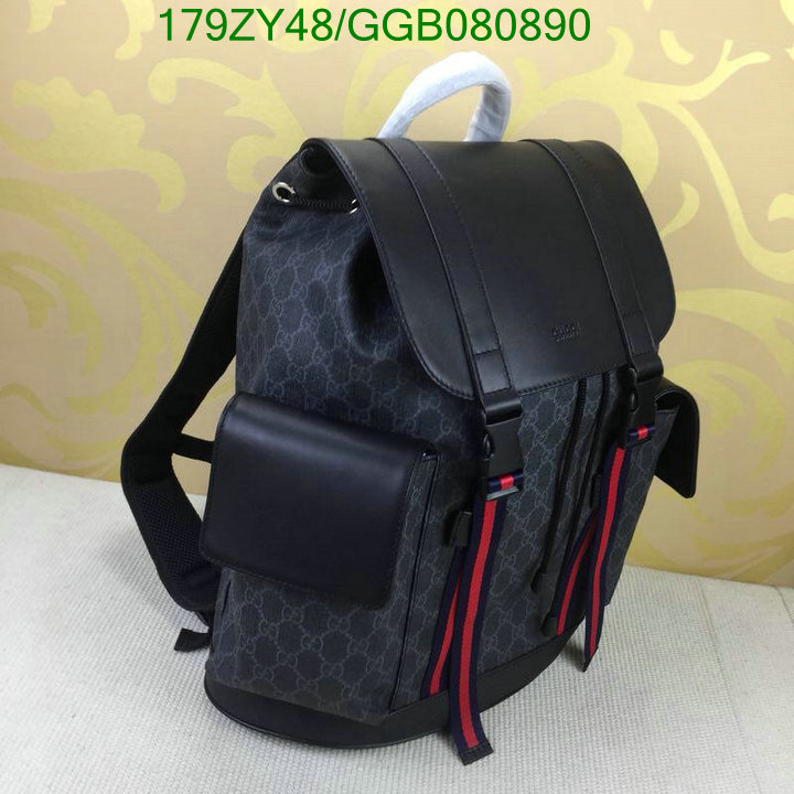 Gucci Bag-(Mirror)-Backpack-,Code: GGB080890,$:179USD