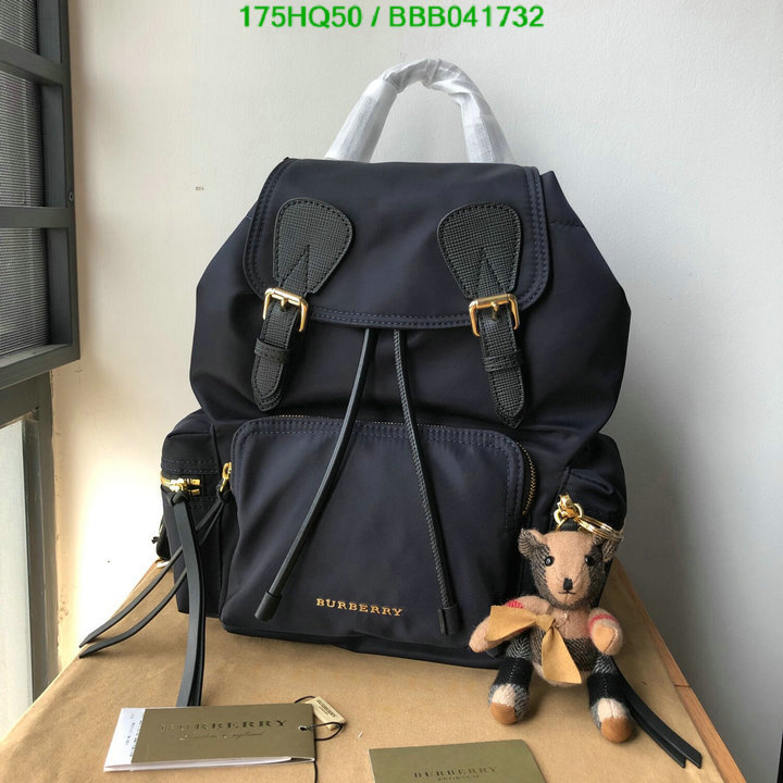 Burberry Bag-(Mirror)-Backpack-,Code: BBB041732,$: 175USD