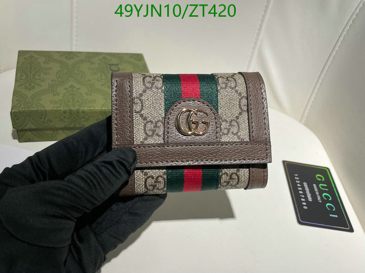 Gucci Bag-(4A)-Wallet-,Code: ZT420,$: 49USD