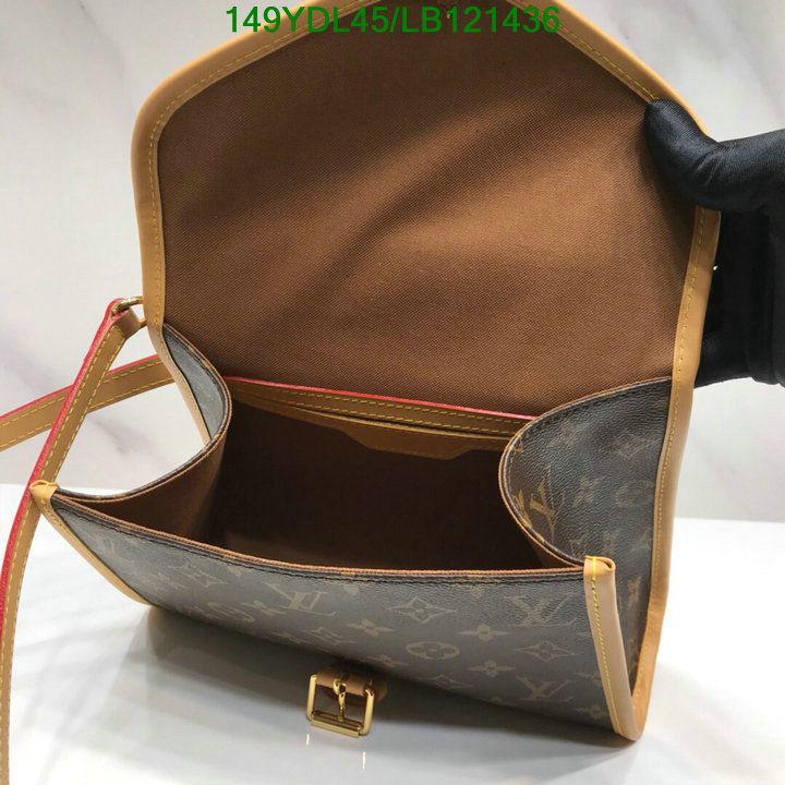 LV Bags-(Mirror)-Handbag-,Code: LB121436,$: 169USD