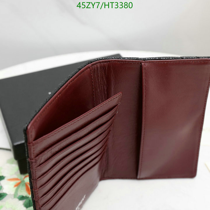 YSL Bag-(4A)-Wallet-,Code: HT3380,$: 45USD