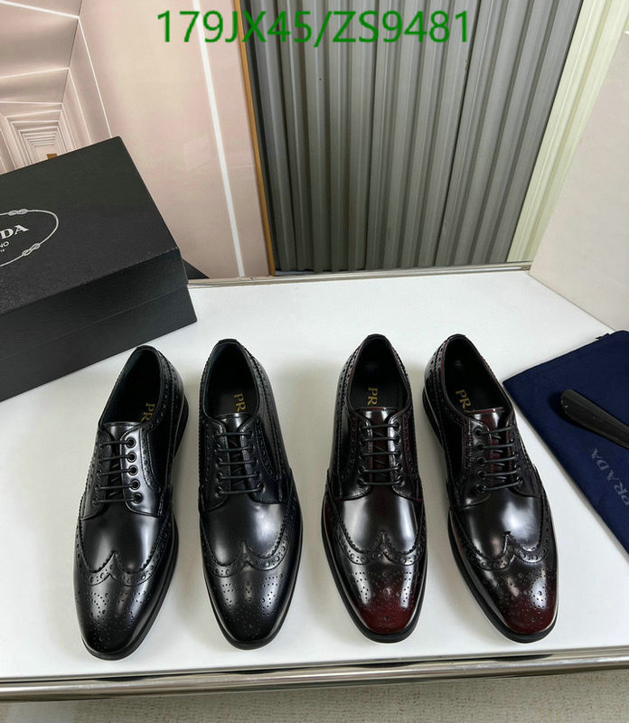 Men shoes-Prada, Code: ZS9481,$: 175USD