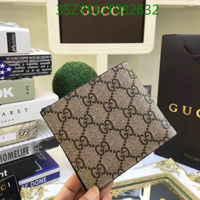 Gucci Bag-(4A)-Wallet-,Code: T082632,$:35USD