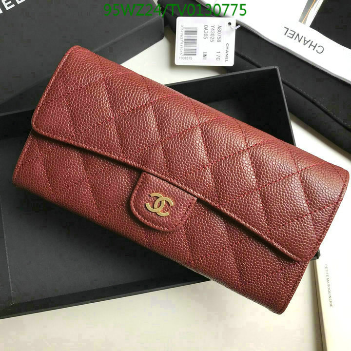 Chanel Bags ( 4A )-Wallet-,Code: TV0130775,$: 95USD