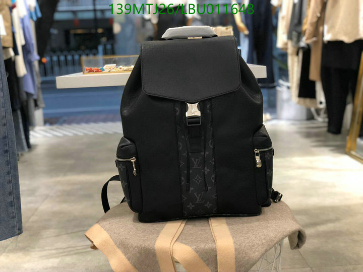 LV Bags-(4A)-Backpack-,Code: LBU011648,$: 139USD