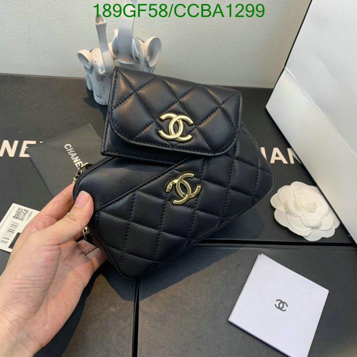 Chanel Bags -(Mirror)-Diagonal-,Code: CCBA1299,$: 189USD