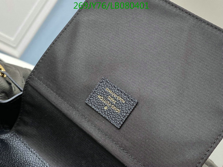 LV Bags-(Mirror)-Backpack-,Code: LB080401,$: 269USD