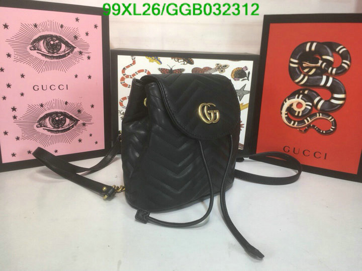 Gucci Bag-(4A)-Backpack-,Code: GGB032312,$: 99USD