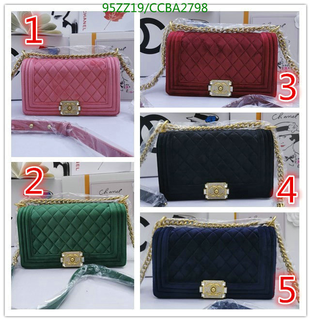 Chanel Bags ( 4A )-Le Boy,Code: CCBA2798,$: 95USD