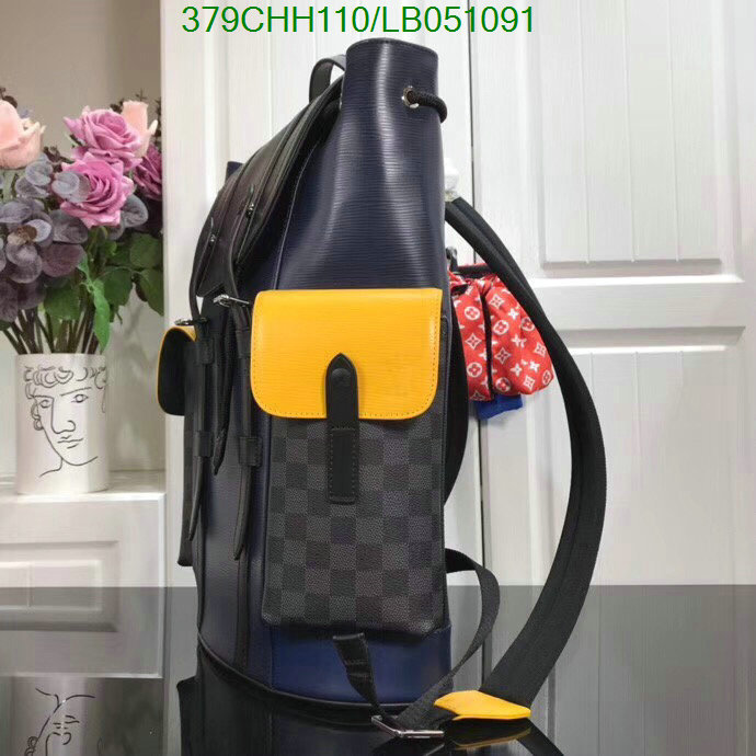 LV Bags-(Mirror)-Backpack-,Code: LB051091,$:379USD