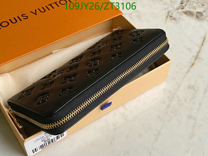 LV Bags-(Mirror)-Wallet-,Code: ZT3106,$: 109USD