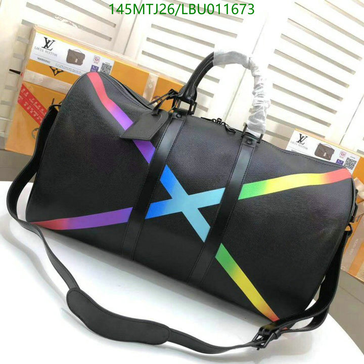 LV Bags-(4A)-Keepall BandouliRe 45-50-,Code: LBU011673,$: 145USD