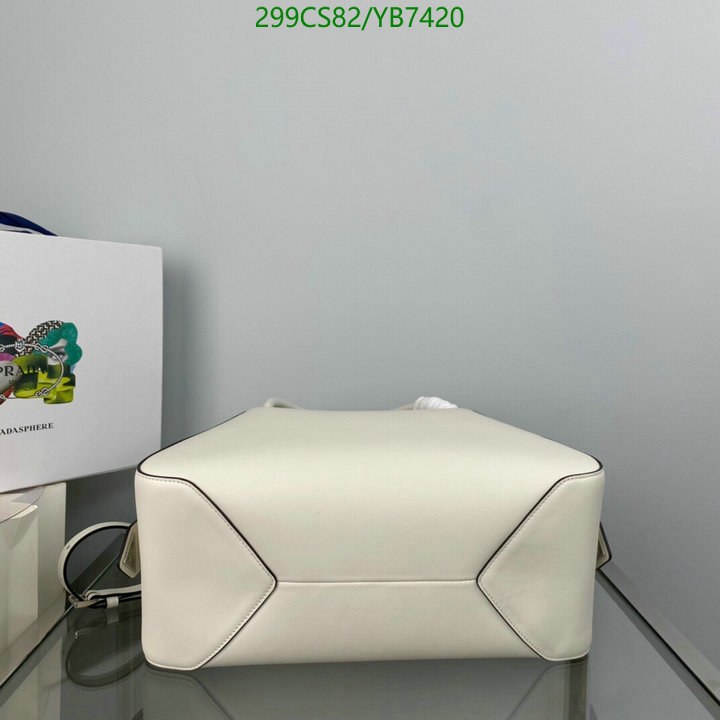 Prada Bag-(Mirror)-Handbag-,Code: YB7420,$: 299USD