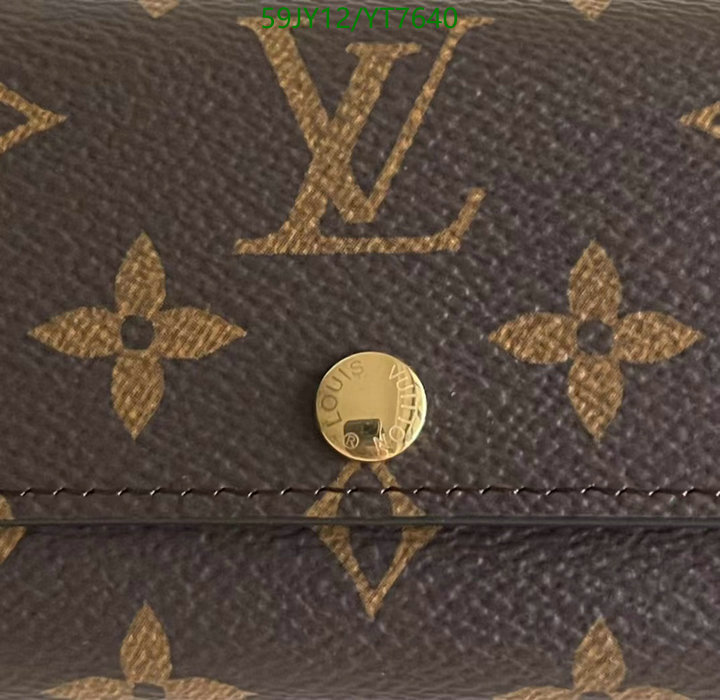 LV Bags-(Mirror)-Wallet-,Code: YT7640,$: 59USD