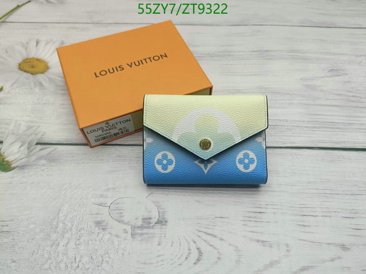 LV Bags-(4A)-Wallet-,Code: ZT9322,$: 55USD