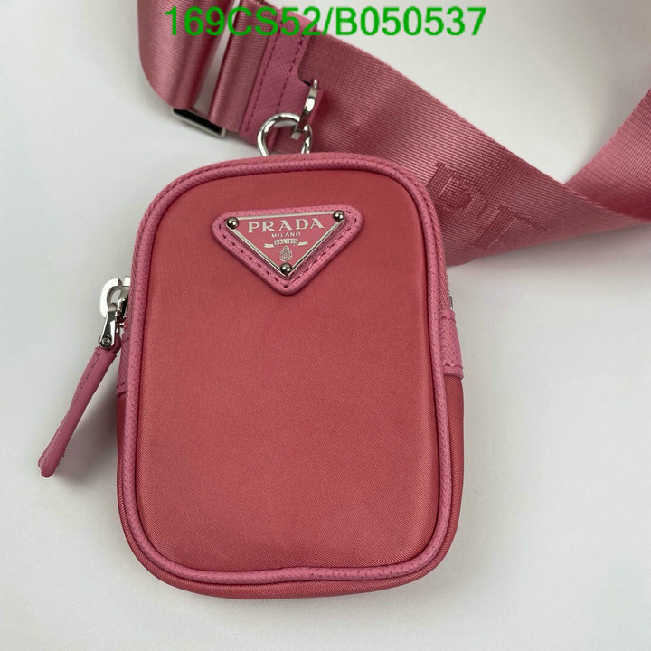 Prada Bag-(Mirror)-Diagonal-,Code: B050537,$: 169USD