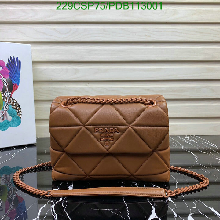 Prada Bag-(Mirror)-Diagonal-,Code: PDB113001,$: 229USD