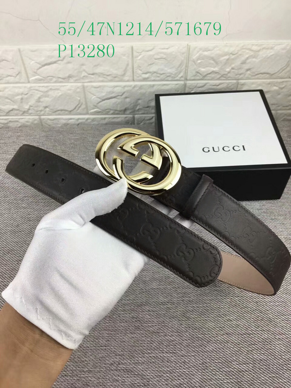 Belts-Gucci, Code： GGP010401,$: 55USD