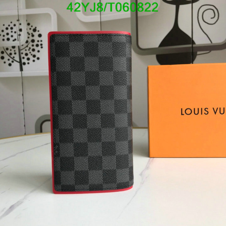 LV Bags-(4A)-Wallet-,Code: T060822,$: 42USD