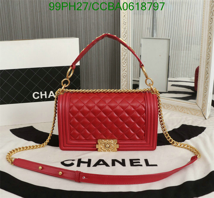 Chanel Bags ( 4A )-Le Boy,Code: CCBA0618797,$: 99USD