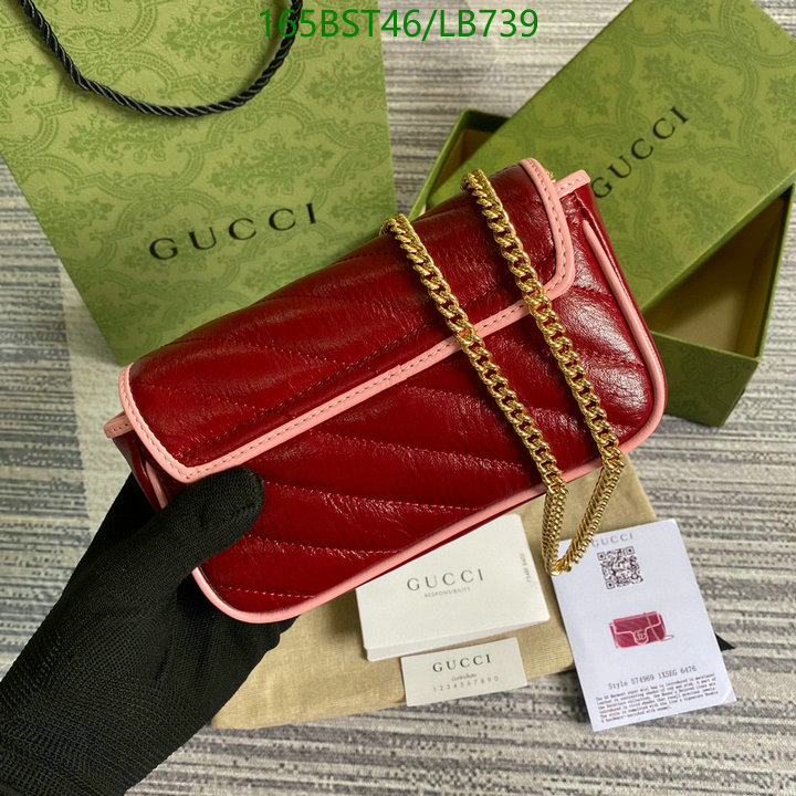 Gucci Bag-(Mirror)-Marmont,Code: LB739,$: 165USD