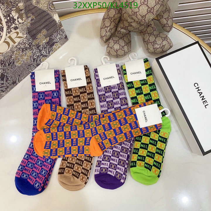 Sock-Chanel,Code: KL4519,$: 32USD