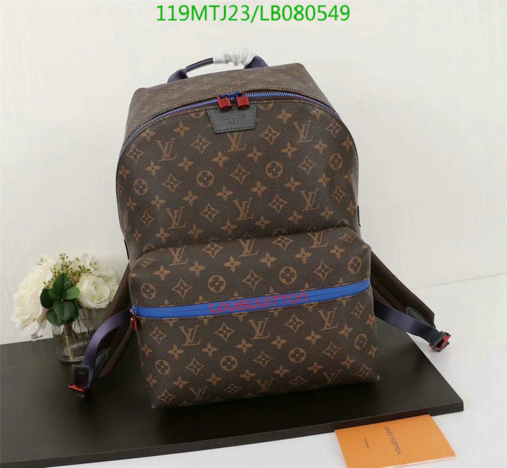 LV Bags-(4A)-Backpack-,Code: LB080549,$: 119USD