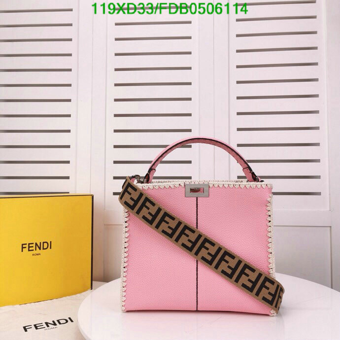 Fendi Bag-(4A)-Diagonal-,Code: FDB0506114,$: 119USD