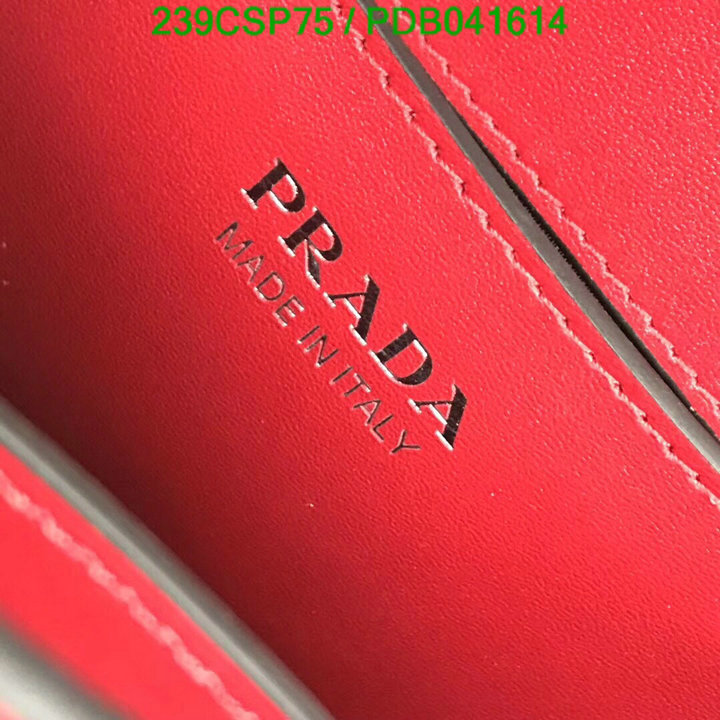 Prada Bag-(Mirror)-Diagonal-,Code: PDB041614,$: 239USD