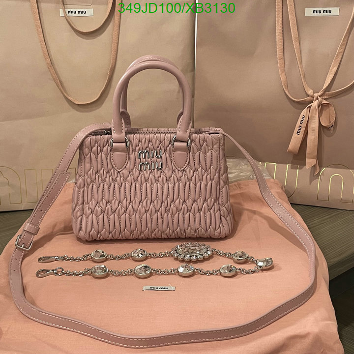 Miu Miu Bag-(Mirror)-Handbag-,Code: XB3130,$: 349USD