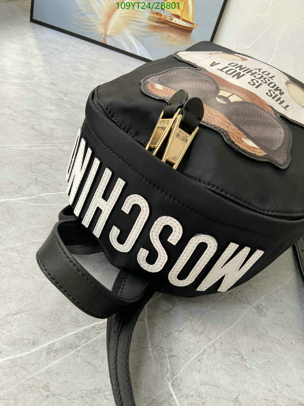 Moschino Bag-(Mirror)-Backpack-,Code: ZB801,$: 109USD