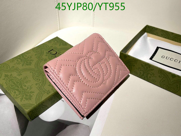 Gucci Bag-(4A)-Wallet-,Code: YT955,$: 45USD