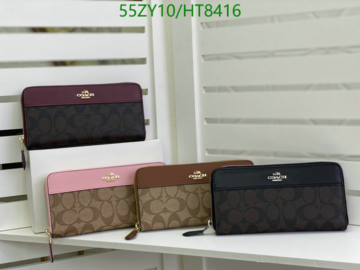 Coach Bag-(4A)-Wallet-,Code: HT8416,$: 55USD