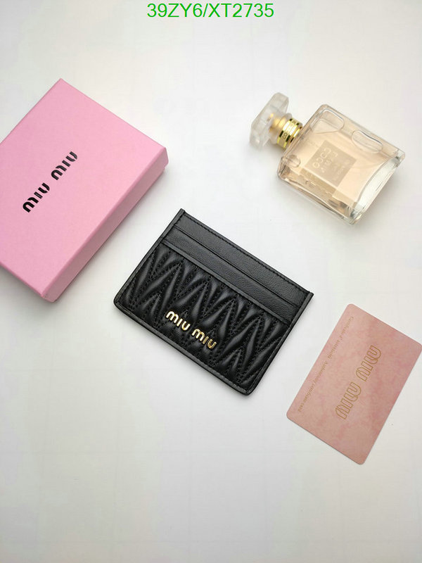 Miu Miu Bag-(4A)-Wallet-,Code: XT2735,$: 39USD