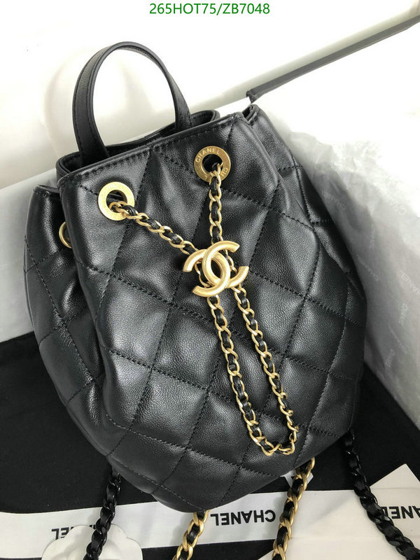 Chanel Bags -(Mirror)-Backpack-,Code: ZB7048,$: 265USD