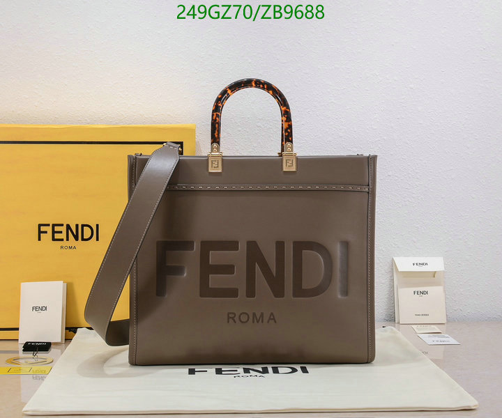 Fendi Bag-(Mirror)-Sunshine,Code: ZB9688,$: 249USD