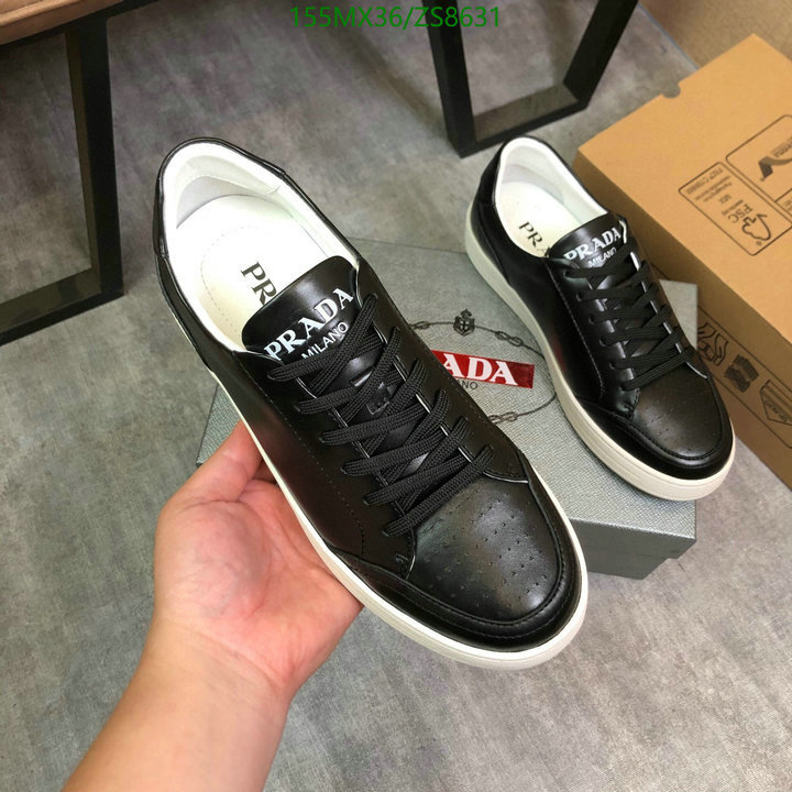 Men shoes-Prada, Code: ZS8631,$: 155USD