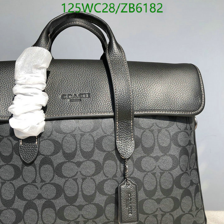 Coach Bag-(4A)-Handbag-,Code: ZB6182,$: 125USD