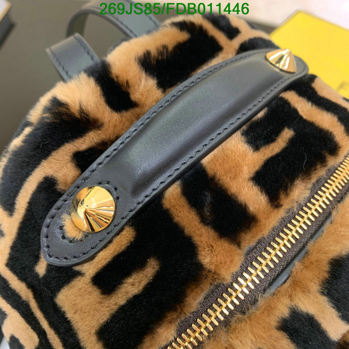 Fendi Bag-(Mirror)-Backpack-,Code: FDB011446,$: 269USD