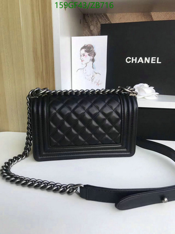 Chanel Bags -(Mirror)-Le Boy,Code: ZB716,$: 159USD